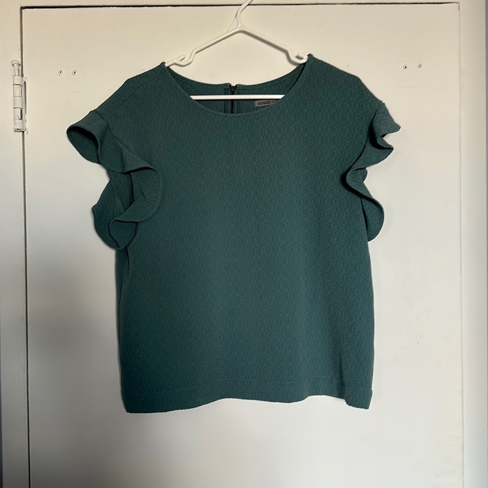 Soaked in Luxury Ruffle sleeve top
